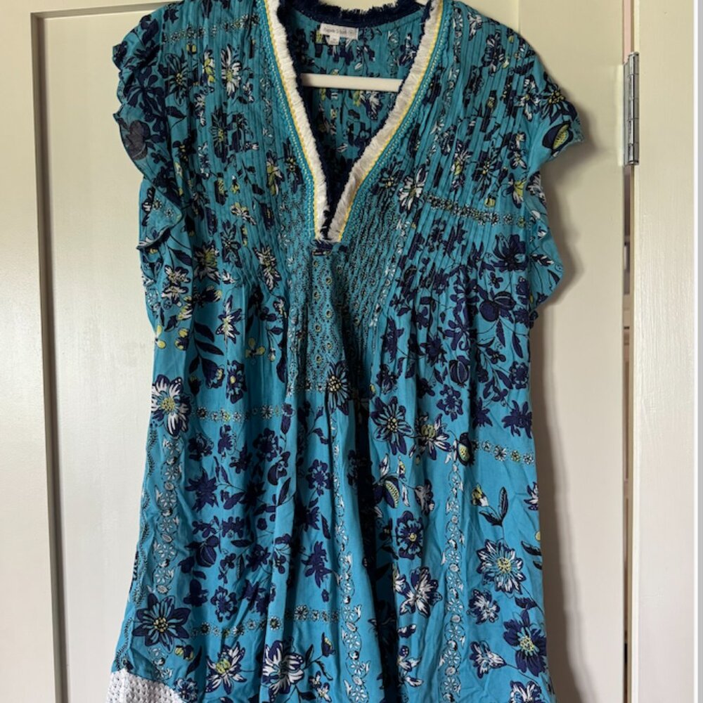 POUPETTE ST BARTHS Sasha Floral Ruffled Minidress